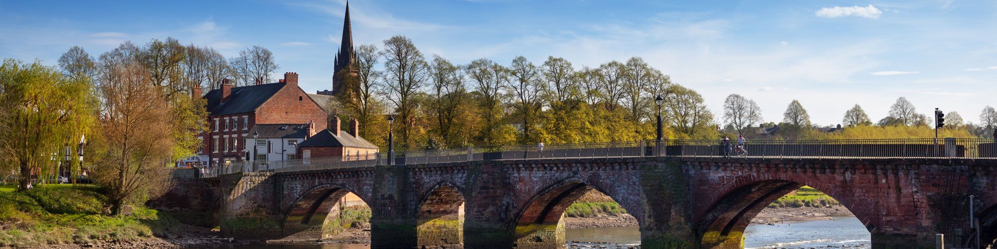 River Dee bridge in Chester